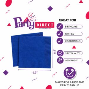 Jumbo Plastic Table Rolls - 1 Roll or 4 Rolls/Case - Royal Blue