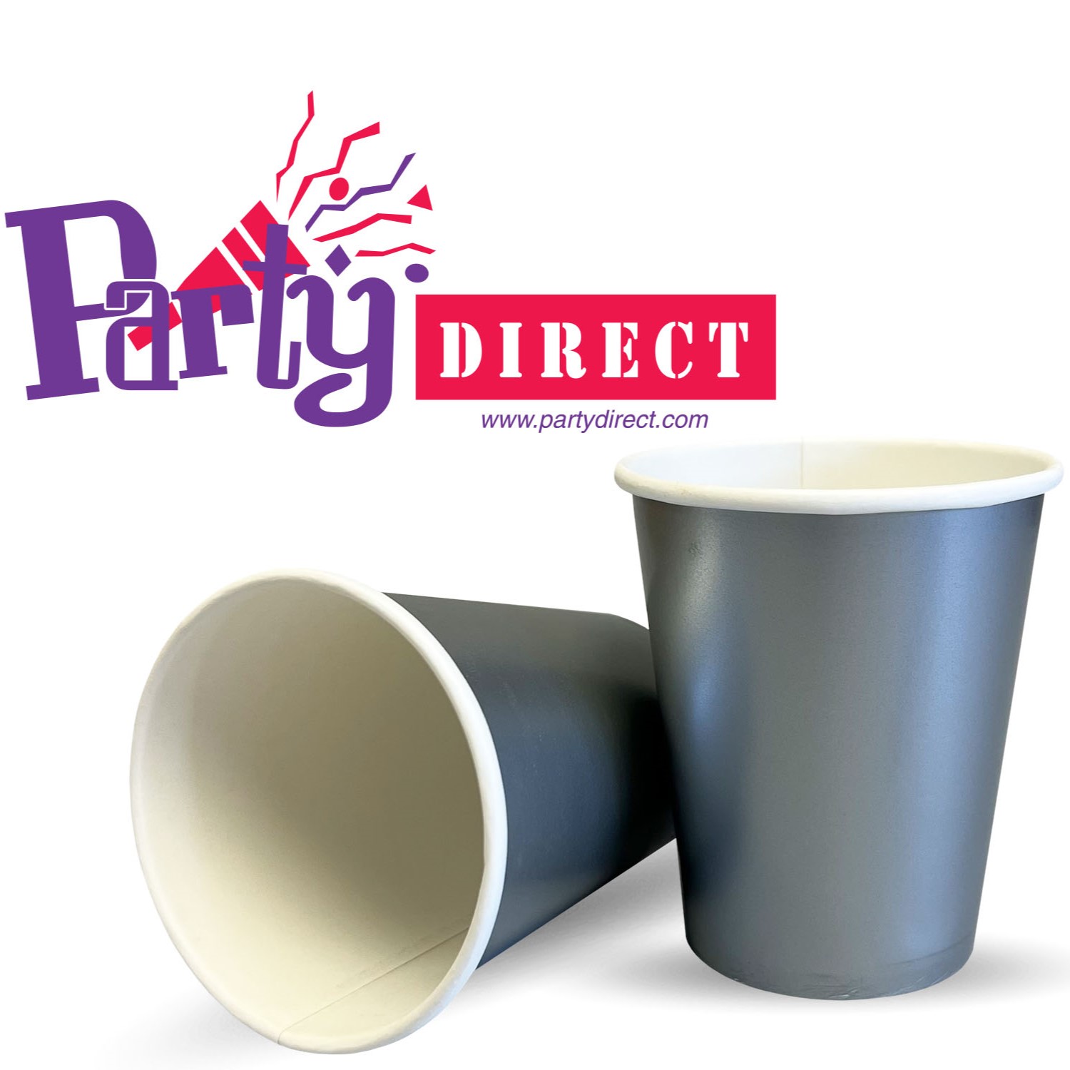 Solid Color Paper Cups, 9oz - 50 Cups/Pack or 500 Cups/Case - Image 11