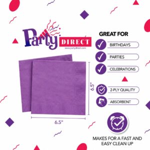 Jumbo Plastic Table Rolls - 1 Roll or 4 Rolls/Case - Violet