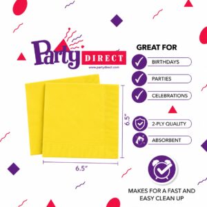 Jumbo Plastic Table Rolls - 1 Roll or 4 Rolls/Case - Yellow