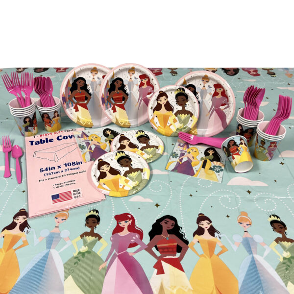 Disney Princess Plastic Table Cover - 1 Each - Image 2