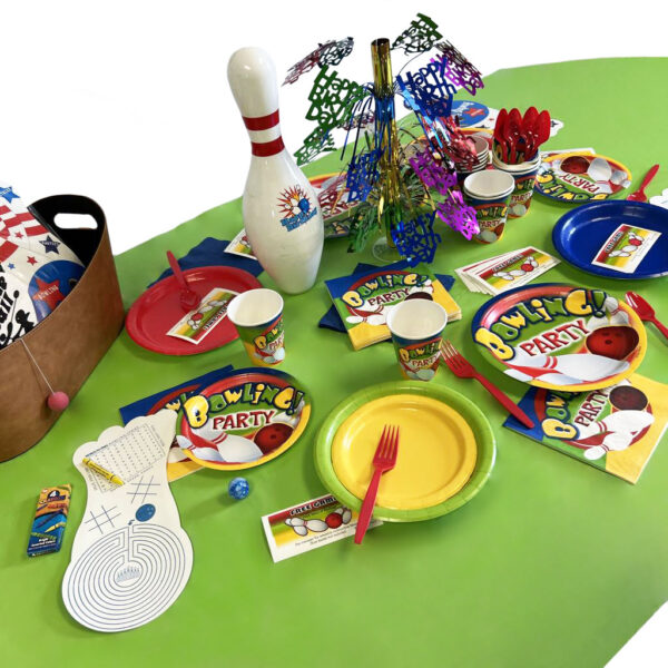 Bowling Party 7" Plates - 50/Pack or 500/Case - Image 2