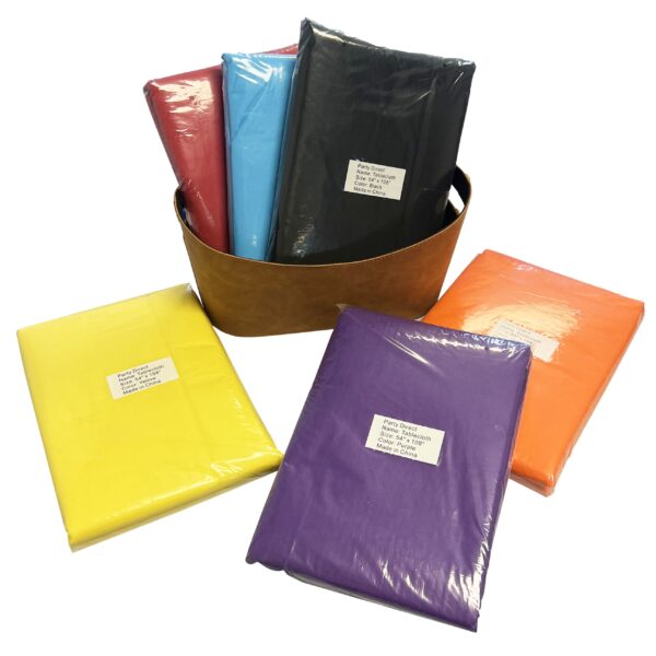 Vinyl, Flannel Backed Table Covers, 54" x 108" - 1 Each - Image 4
