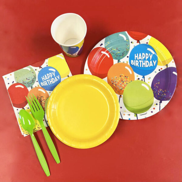 Birthday Celebration 7" Plates - 60 Plates DISCONTINUED - Image 3