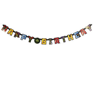 Rise of Teenage Mutant Ninja Turtles "Happy Birthday" Banner - 1 Banner or 12 Banners/Case