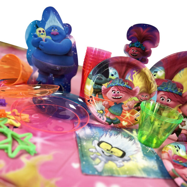 Trolls 7" Plates - 8 Plates/Pack - Image 3