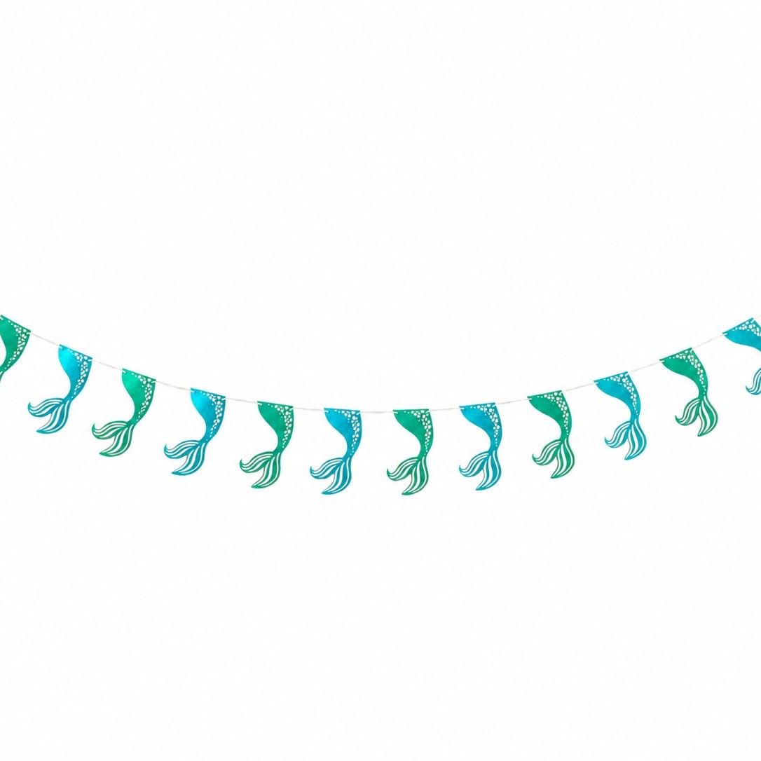 Mermaid Banner - 1 Banner or 12 Banners/Case