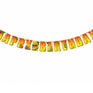 Dino Blast "Happy Birthday" Banner - 1 Banner or 12/Case