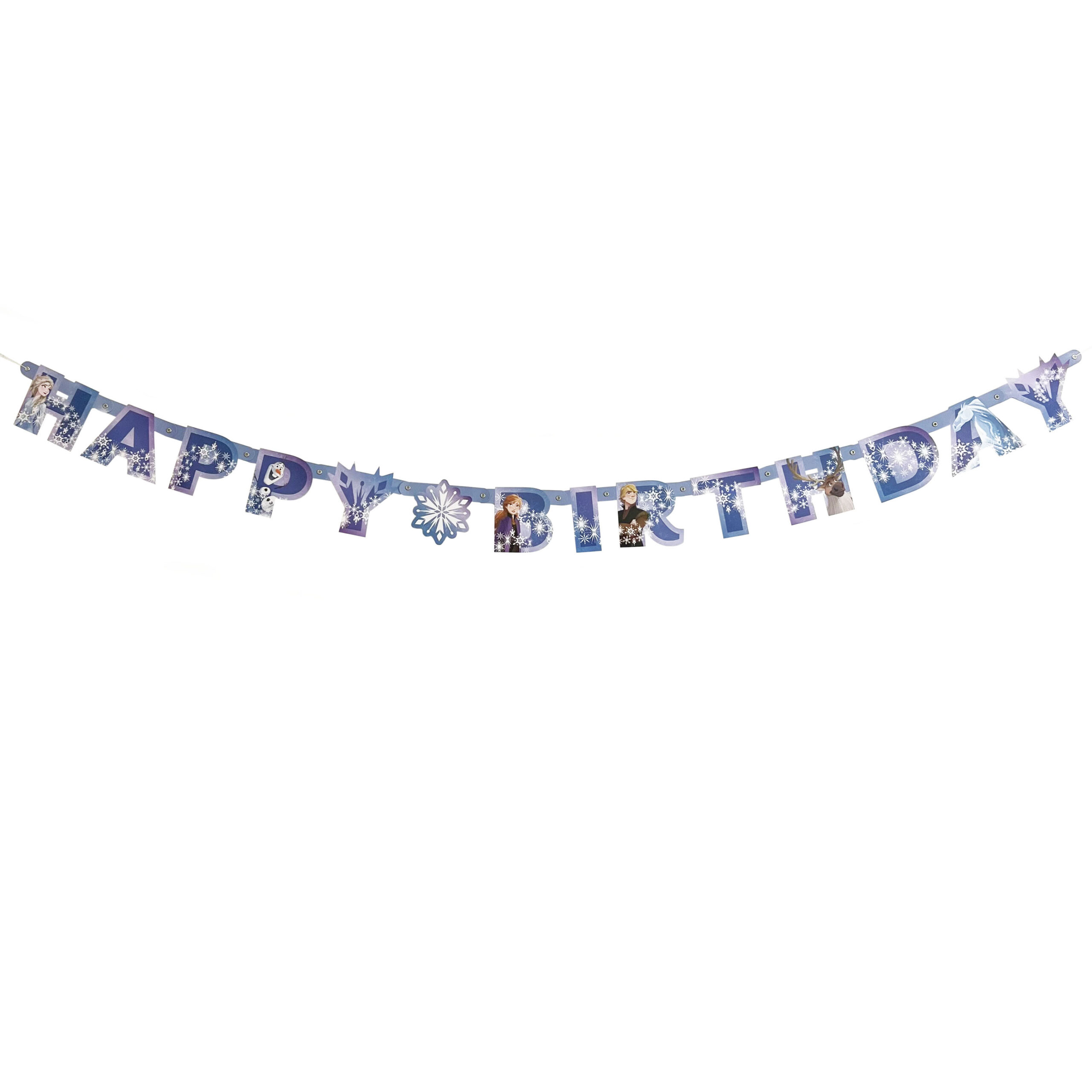 Frozen 2 "Happy Birthday" Banner - 1 Banner or 12 Banners/Case