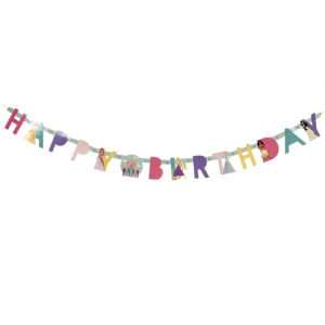 Disney Princess "Happy Birthday" Banner - 1 Banner or 12 Banners/Case