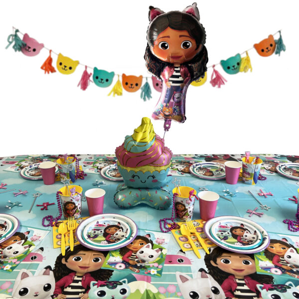 Gabby's Dollhouse Table Cover - 1 Table Cover/Pack or 12 Table Covers/Unit - Image 4