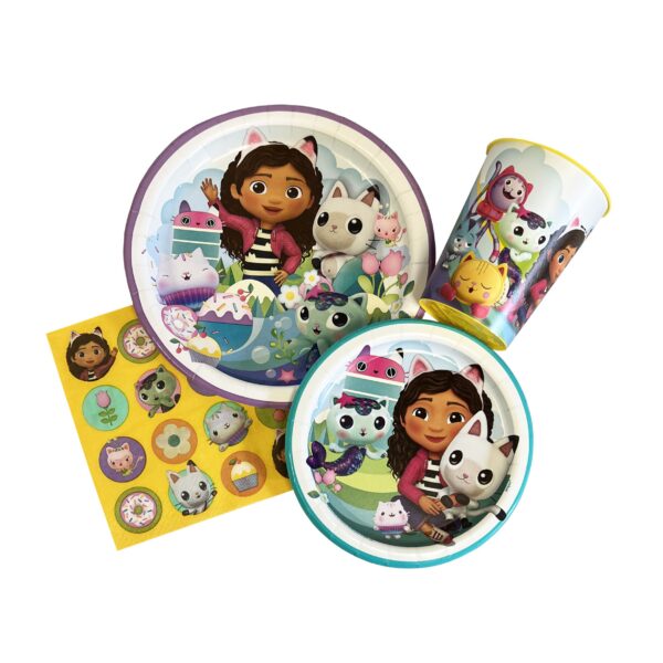 Gabby's Dollhouse 7" Plates - 8 Plates/Pack or 96 Plates/Case - Image 3