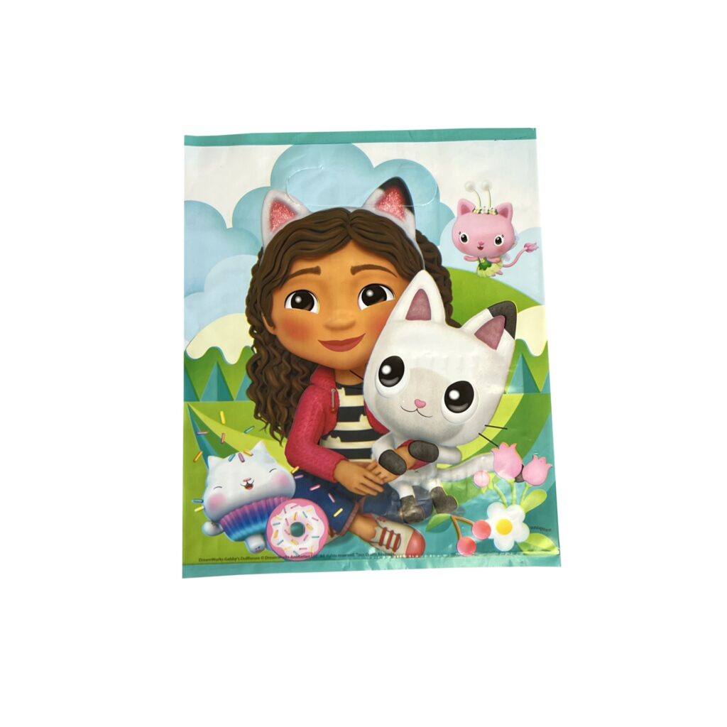 Gabby's Dollhouse Unfilled Goody Bags: 8-Bag Packs & 192-Bag Cases