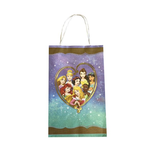 Disney Princess Unfilled Paper Goody Bag - 8 Bags - Image 3