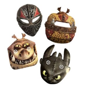 How to Train Your Dragon Party Masks - 8 Masks