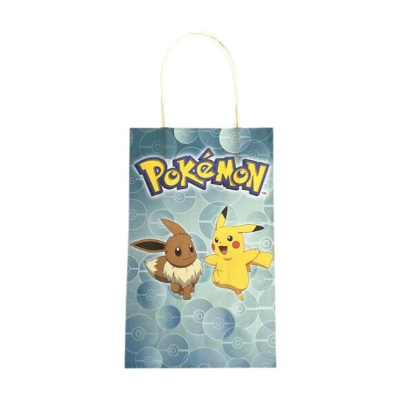 Pokemon Paper Unfilled Goody Bag - 8 Bags