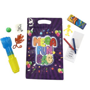 Purple Palooza Mega Fun Mylar Bag - 50 Bags/Case