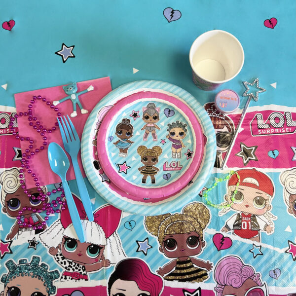 LOL Suprise 7" Plates - 8 Plates - Image 2