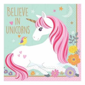 Magical Unicorn Beverage Napkins - 16 Napkins DISCONTINUED