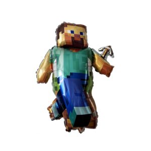 Steve 3.5" x 36" Character Shaped Balloon - 1 Balloon