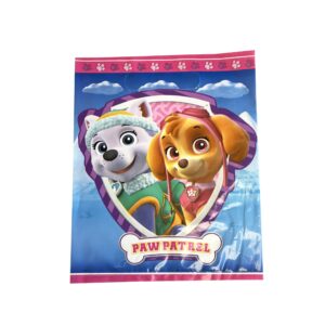 Skye Pink Paw Patrol Plastic Unfilled Goody Bags - 8 Bags