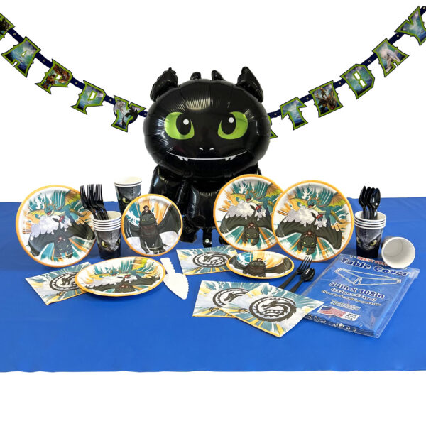 BACK IN STOCK SOON...How to Train Your Dragon Deluxe Party Kit for 8 or 16 Guest