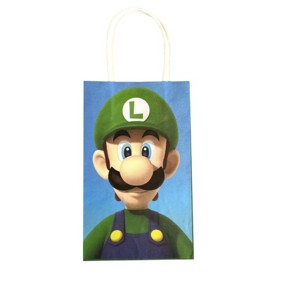 Super Mario Paper Unfilled Goody Bag - 8 Bags - Image 2