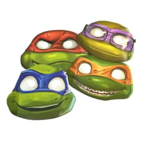 Teenage Mutant Ninja Turtles Party Masks - 8 Masks