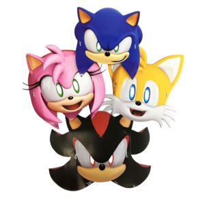 Sonic the Hedgehog Party Masks - 8 Masks