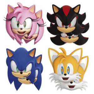 COMING SOON... Sonic the Hedgehog Party Masks - 8 Masks