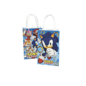 Sonic the Hedgehog Paper Unfilled Goody Bags - 8 Bags