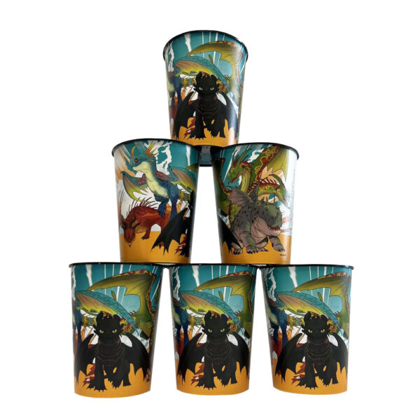 How to Train Your Dragon 16oz Plastic Cups - 6 Cups - Image 2