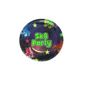 Skate Party 7" Plates - 50 Plates/Pack or 500 Plates/Case