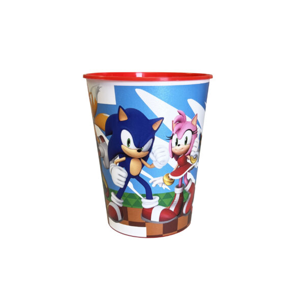 NEW DESIGN Sonic the Hedgehog 16oz Plastic Cups - 6 Cups - Image 2