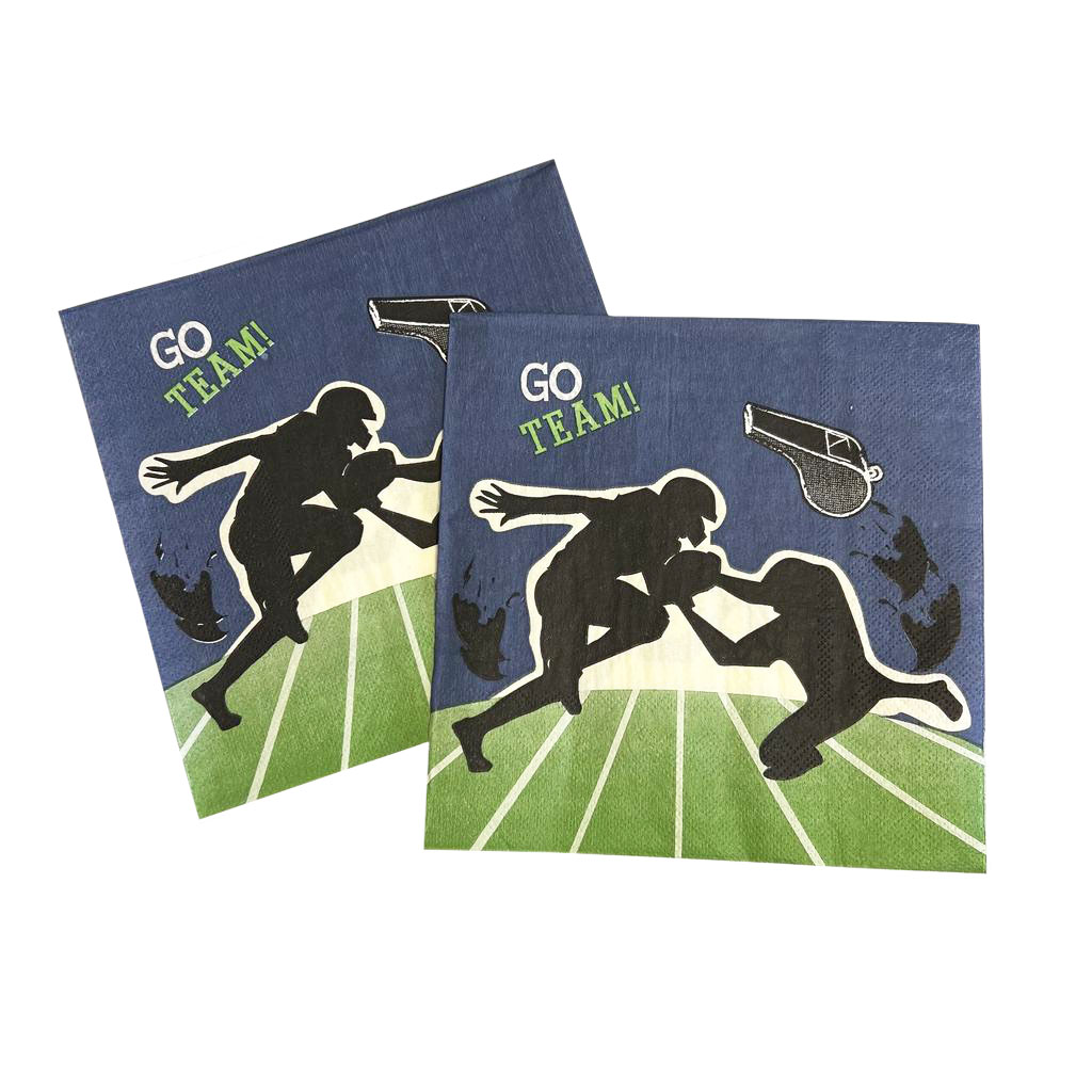 Football Gameday Luncheon Napkins - 20 Napkins
