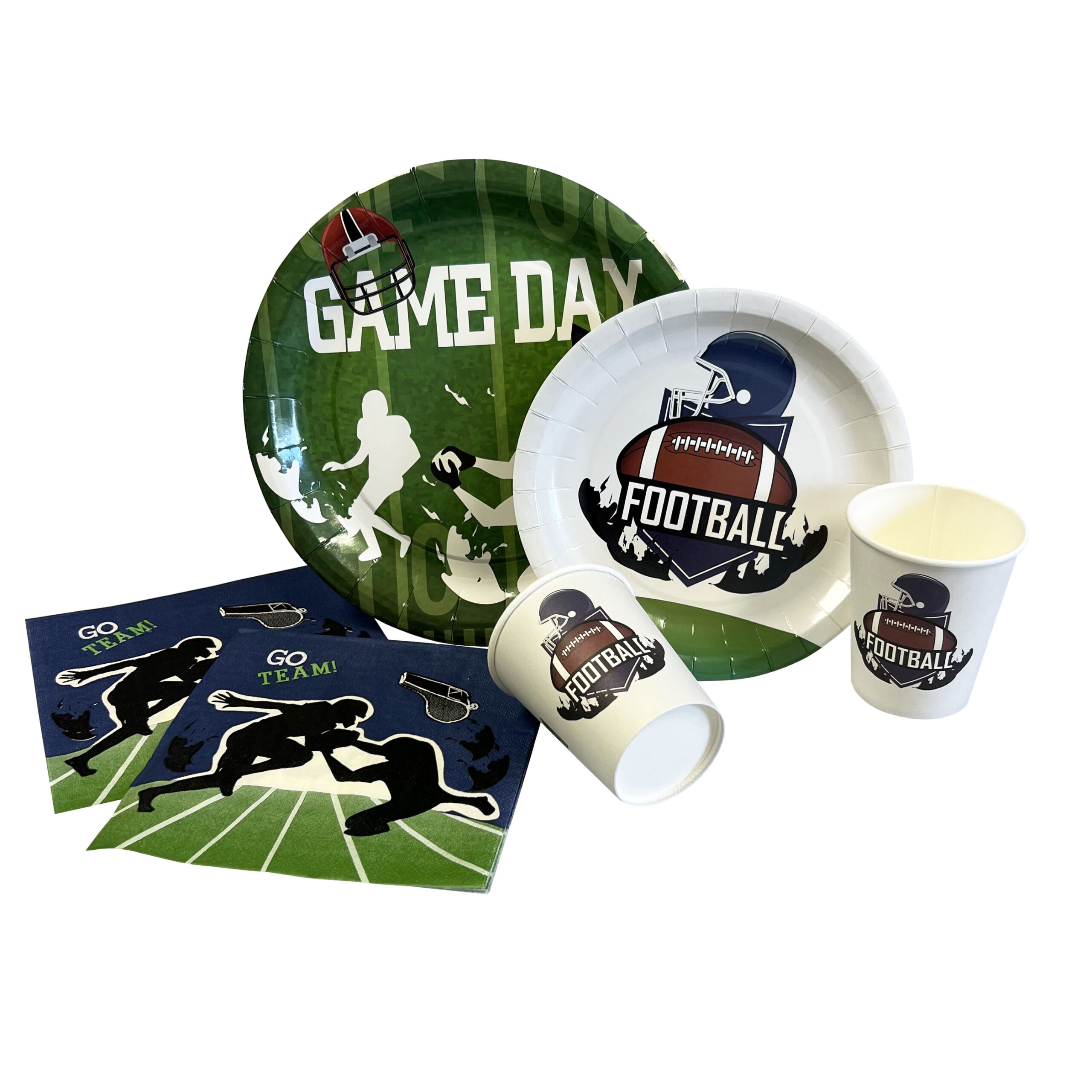 Football Gameday 9" Plates - 8 Plates - Image 2