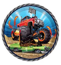 COMING SOON... Monster Trucks 9" Plates - 8 Plates