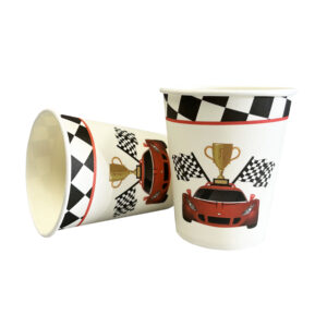 Race Car 9oz Cups - 8 Cups
