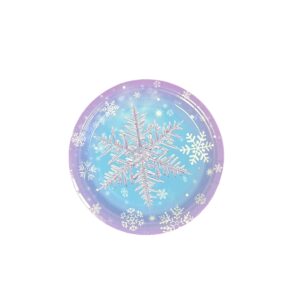 Snowflake 7" Plates - 20 Plates