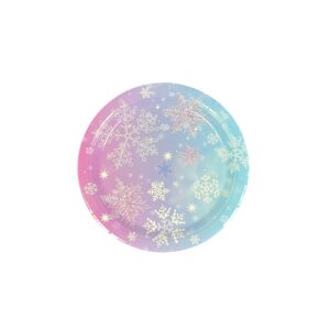 Snowflake 9" Plates - 20 Plates