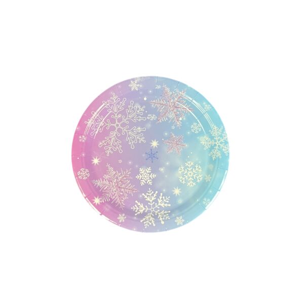 Snowflake 9" Plates - 20 Plates