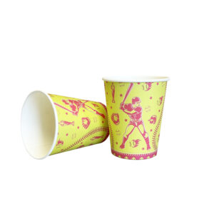 Girl's Softball Party 9oz Cups - 8 Cups