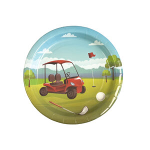 Golf Party 9" Plates - 8 Plates