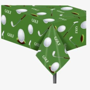 Golf Party, Plastic Table Cover - 1 Table Cover