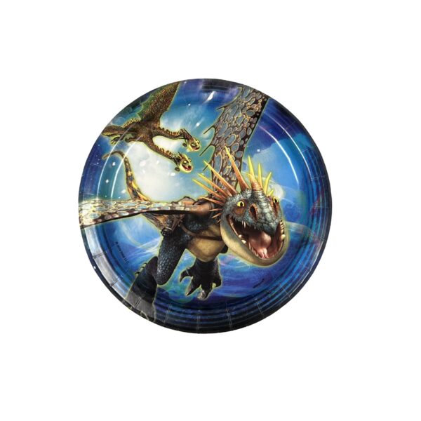 How to Train Your Dragon 7" Plates - 8 Plates DISCONTINUED
