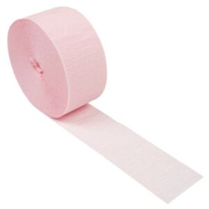 Jumbo Plastic Table Rolls - 1 Roll or 4 Rolls/Case - Light Pink