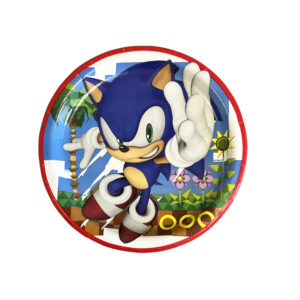 Sonic the Hedgehog 9" Plates - 8 Plates/Pack or 96 Plates/Unit