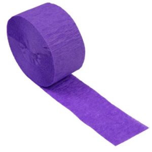 Jumbo Plastic Table Rolls - 1 Roll or 4 Rolls/Case - Purple