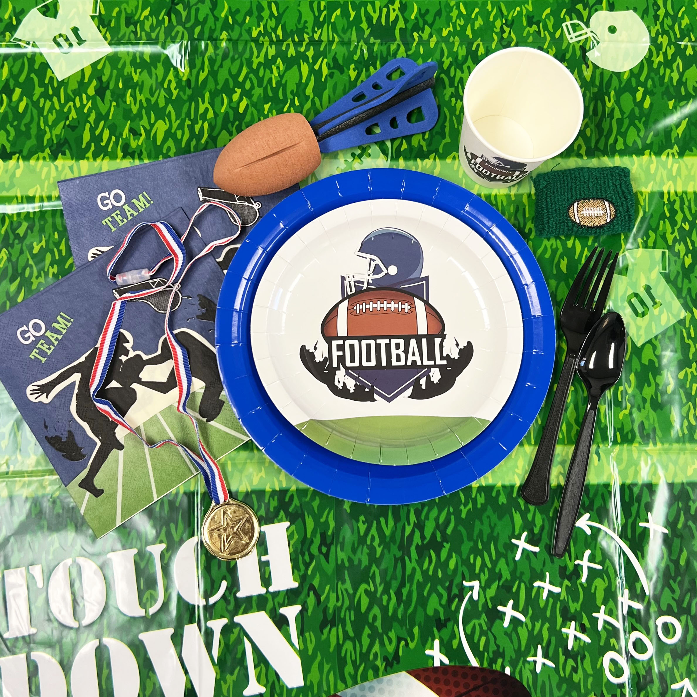 Football Gameday Luncheon Napkins - 20 Napkins - Image 2