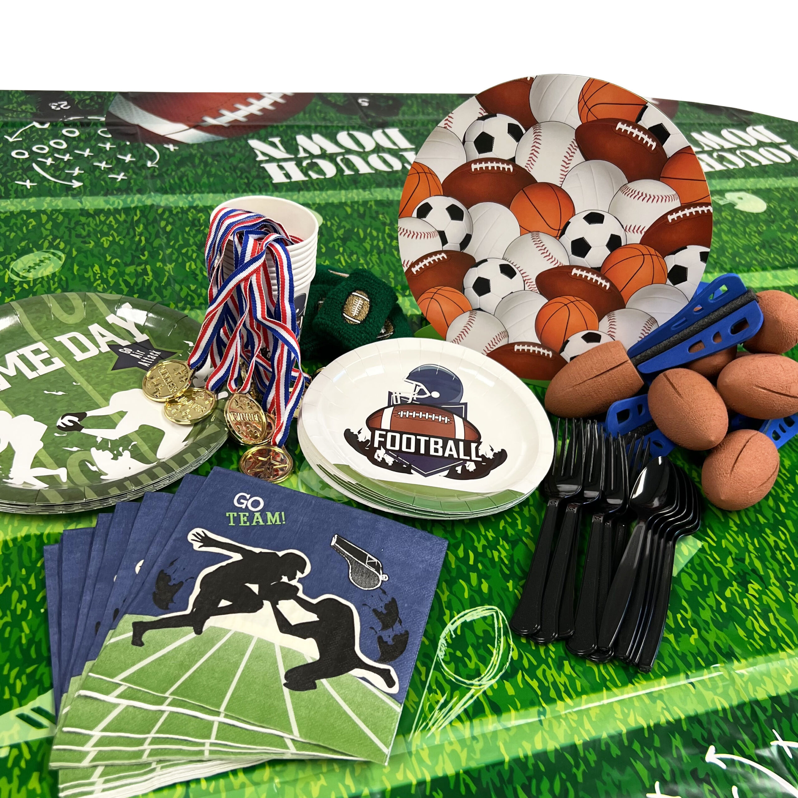 Football Gameday 7" Plates - 8 Plates - Image 2